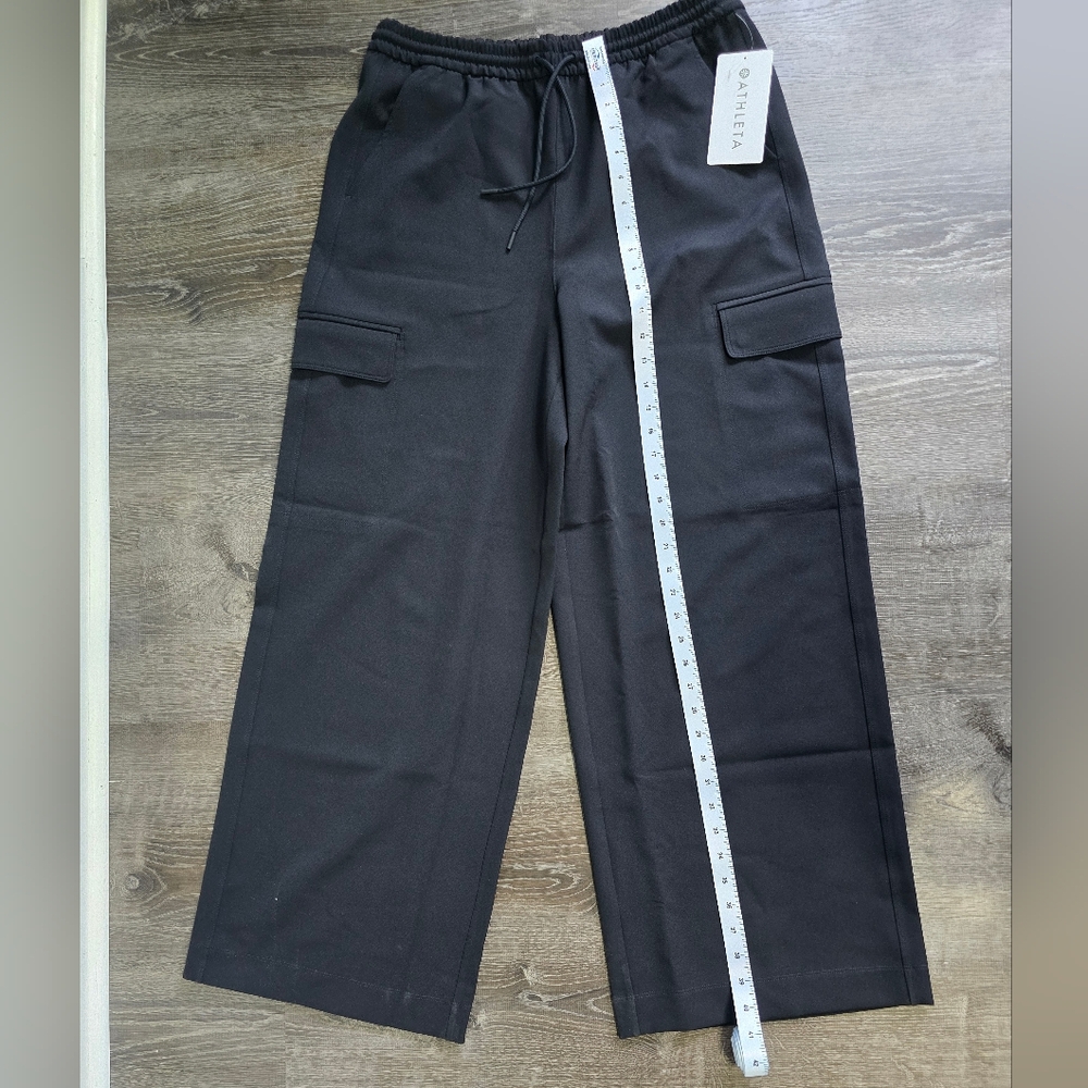 Athleta Black Wide Leg Pants